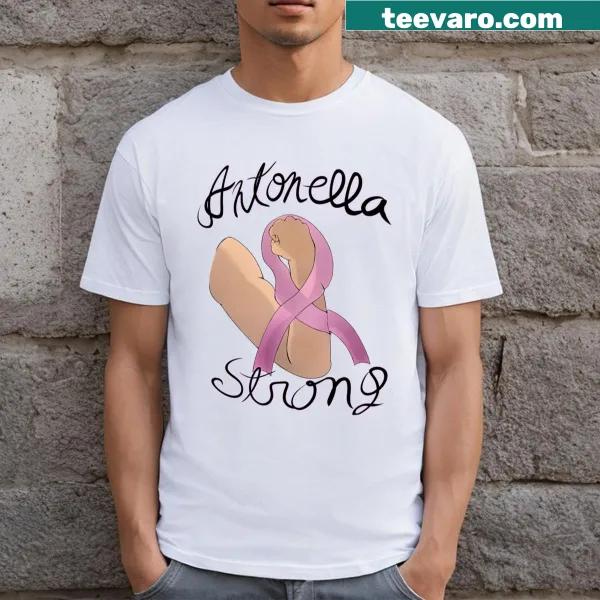 T-shirt with the word 'Strong' in bold typography