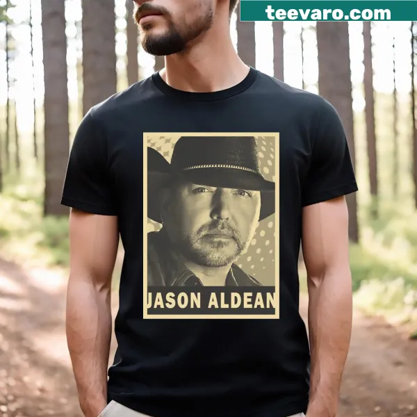 Typography design featuring Jason Aldean's name