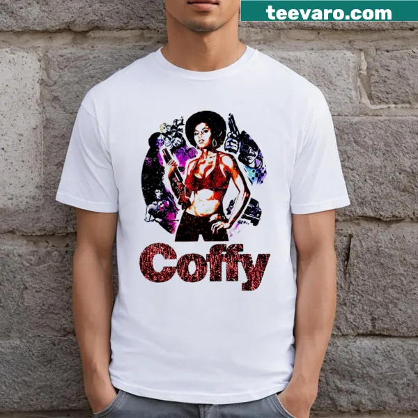 Illustrated tribute T-shirt featuring Pam Grier