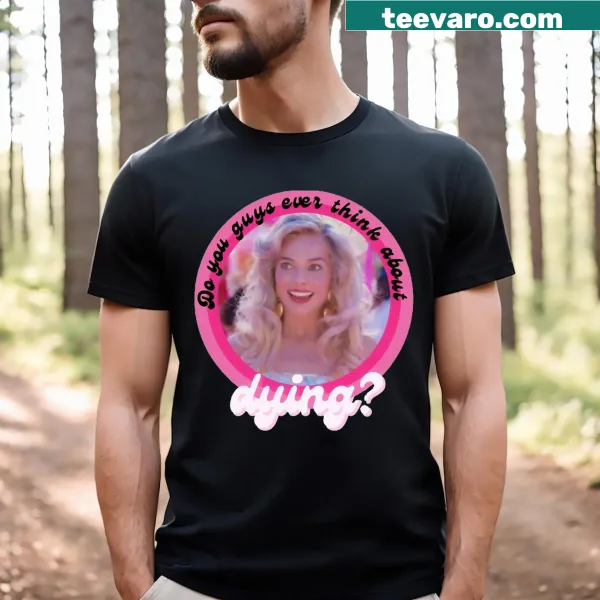 Playful t-shirt with a humorous saying about dying