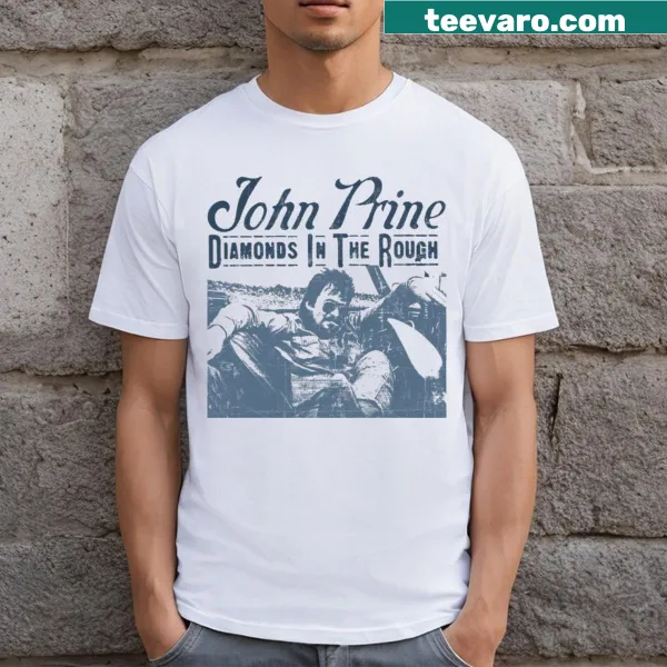 T-shirt featuring a design inspired by John Prine's song Diamonds In The Rough