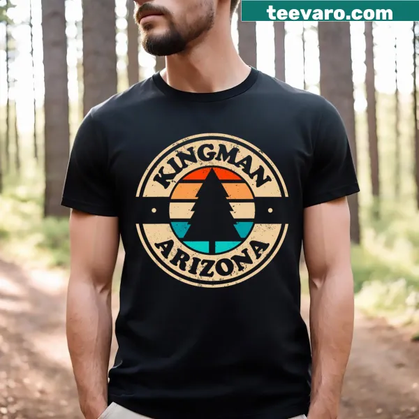 Vintage graphic t-shirt featuring Kingman Arizona design
