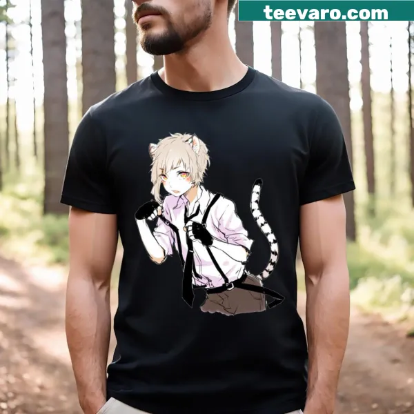 Illustrative T-shirt featuring design inspired by Atsushi Nakajima