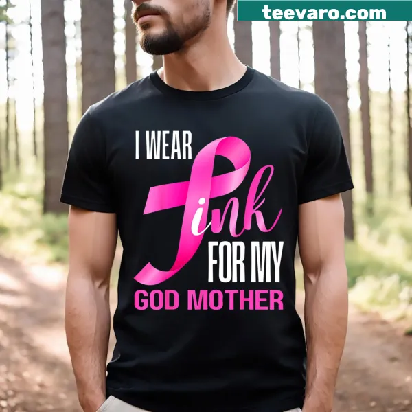 Breast cancer awareness t-shirt for moms with retro pink design