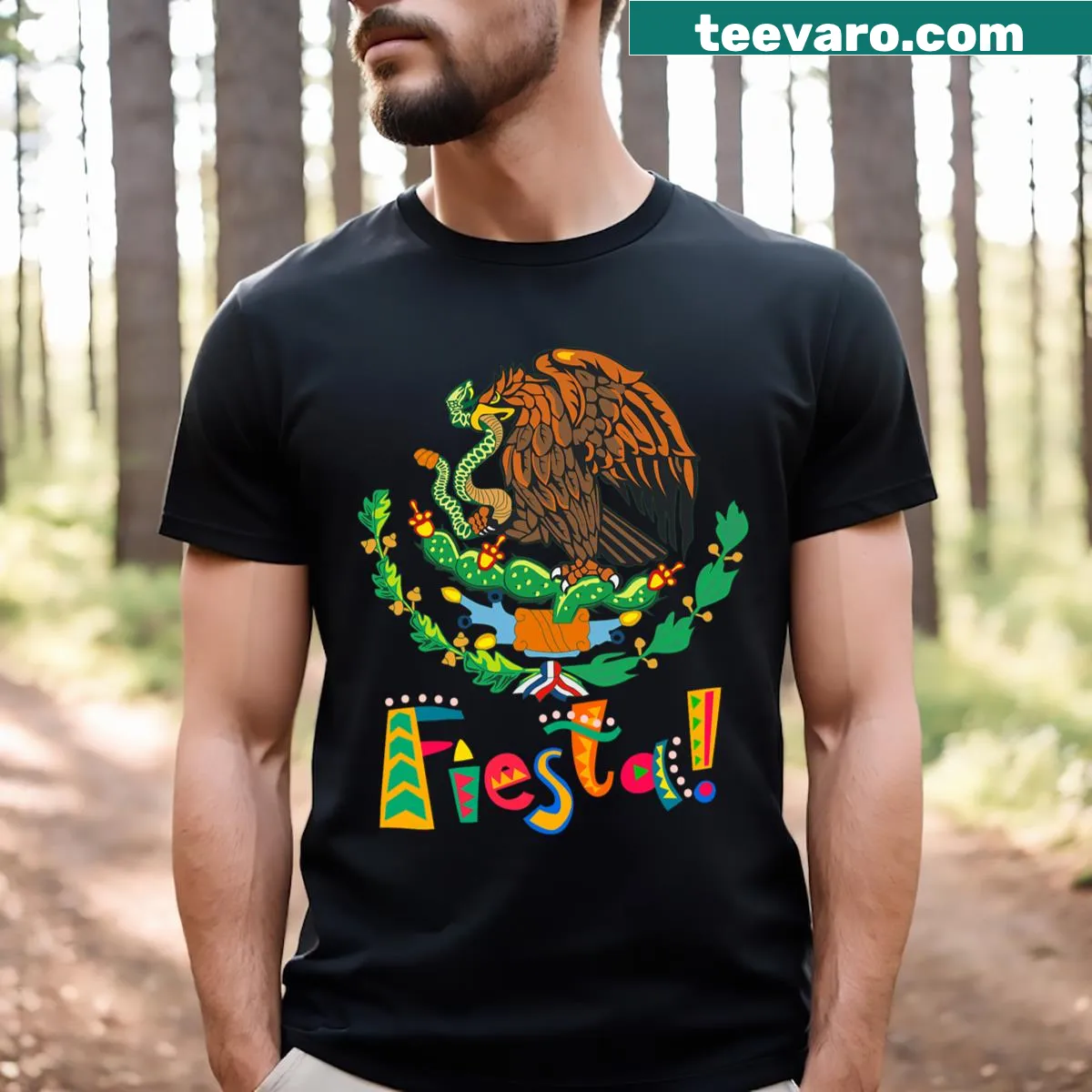 Funny T-shirt for Mexican Independence Day featuring playful text — on a men's t-shirt