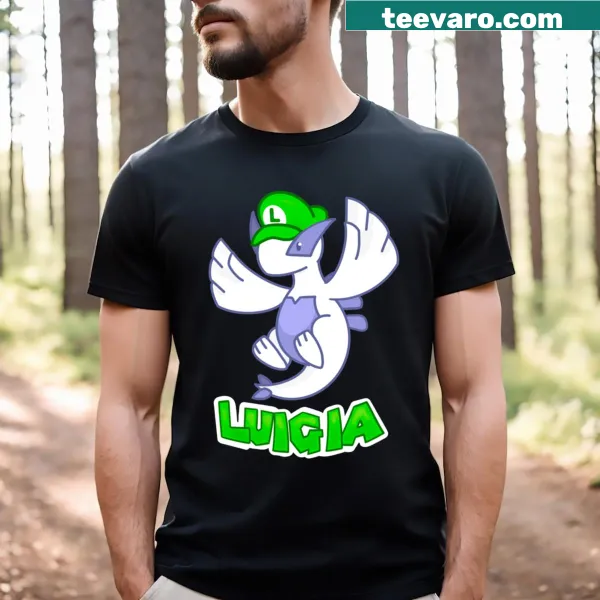 Illustrated t-shirt featuring Luigia bird design