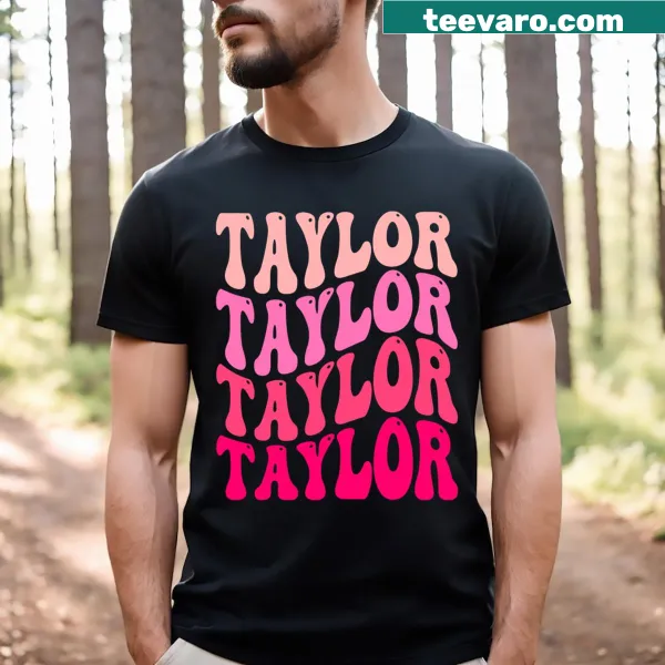 Personalized retro birthday t-shirt with Taylor design