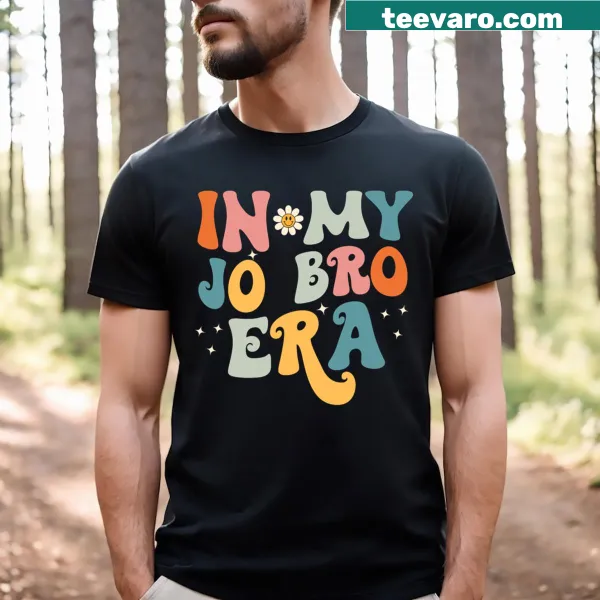 Playful t-shirt with the phrase 'In My Jo Bro Era'