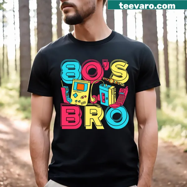 Vintage T-shirt featuring a retro design inspired by 1980s music culture.