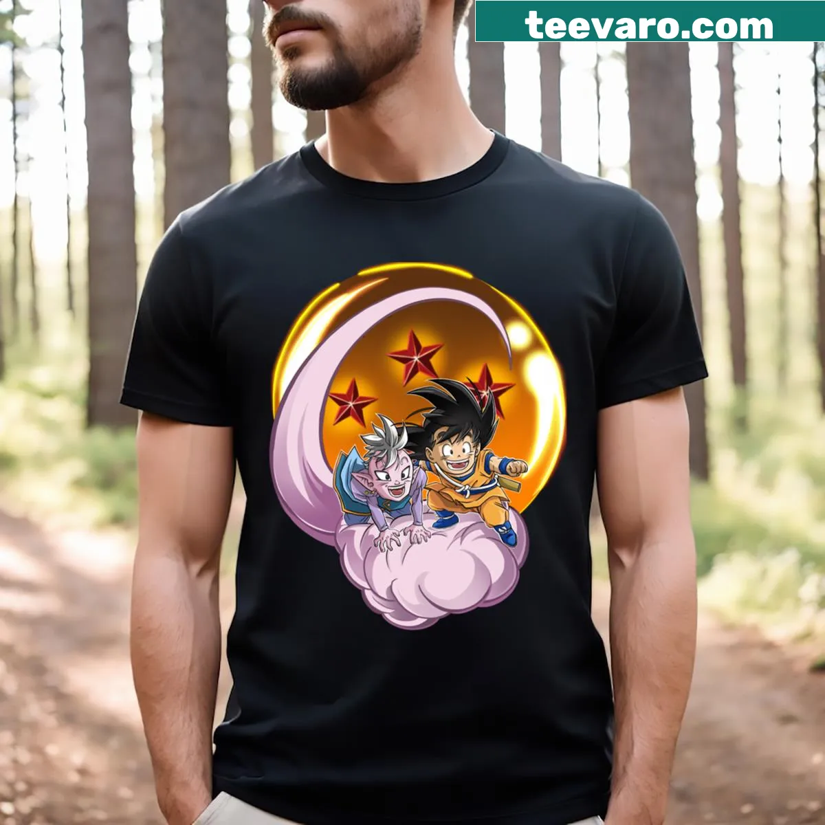 T-shirt with '2023 Is The Year Of Magic' inspirational text — on a men's t-shirt