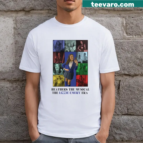 Heathers: The Musical T-shirt with Lizzie Emery era design