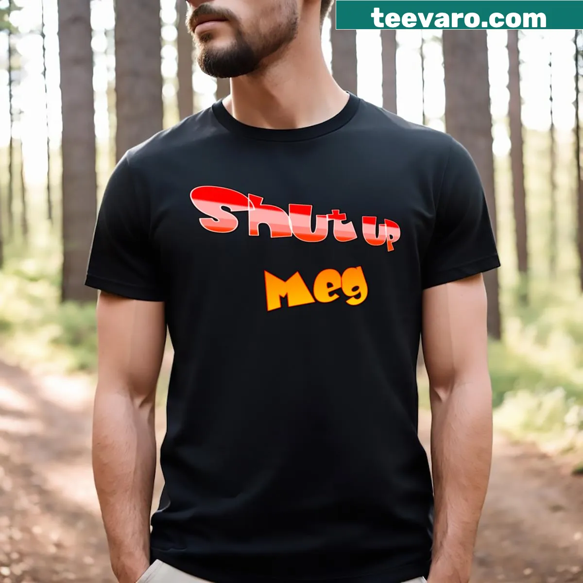 Funny family t-shirt featuring a humorous cartoon quote — on a men's t-shirt