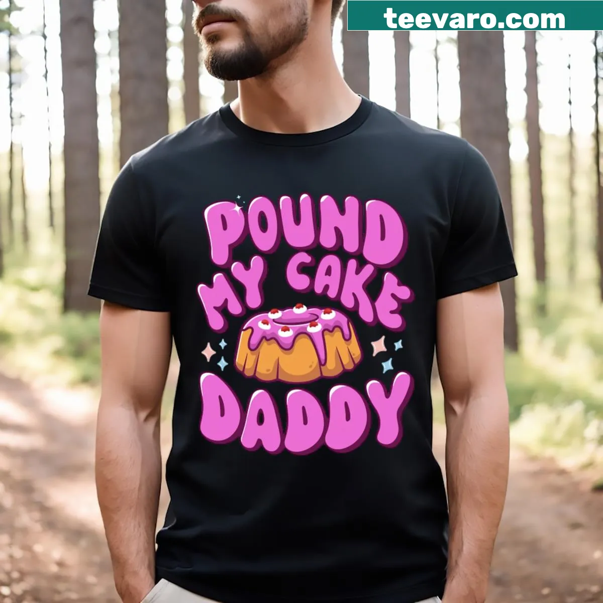 Edgy adult humor shirt with playful text — on a men's t-shirt