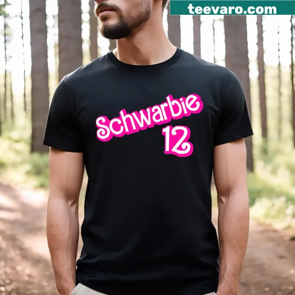 Funny Schwarbie t-shirt with a playful text design