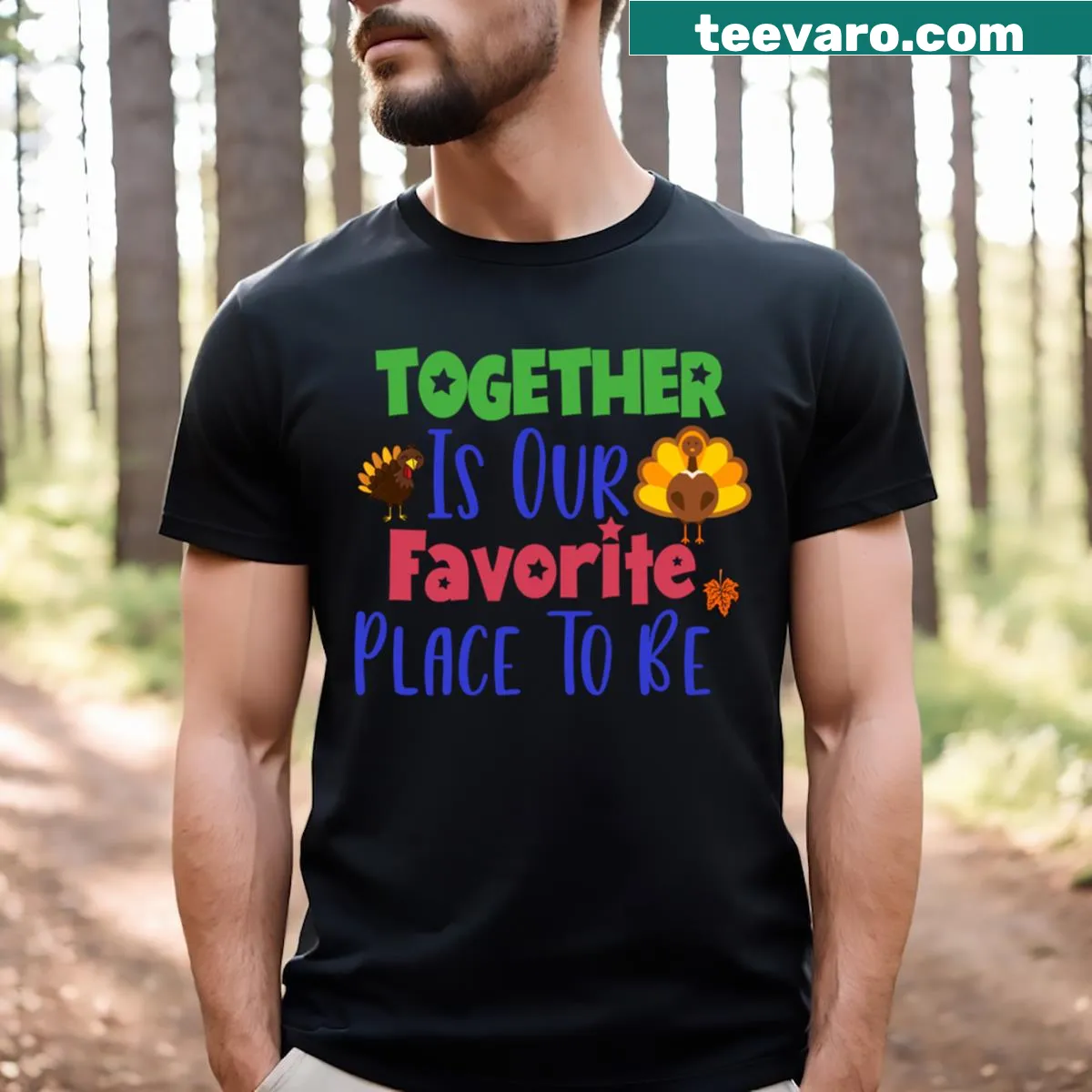Couples t-shirt with heartfelt message — on a men's t-shirt