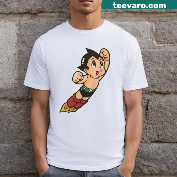 Vintage Astroboy t-shirt featuring classic anime robot artwork