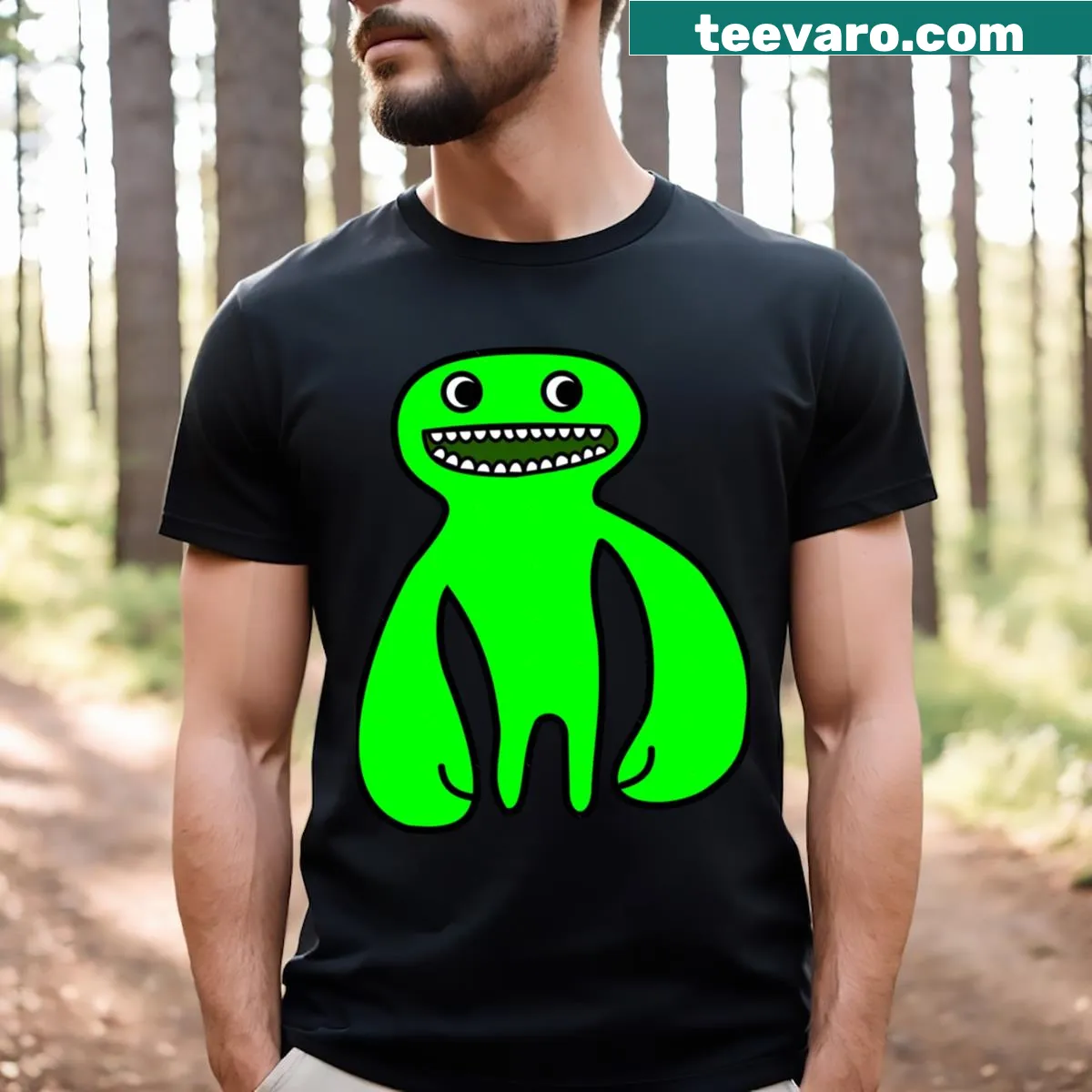 Kids T-shirt with funny characters from Garden of Banban. — on a men's t-shirt