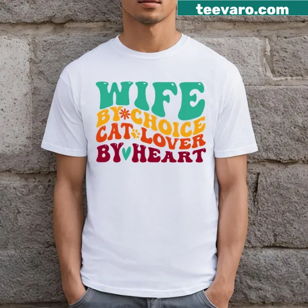 Vintage-style T-shirt with humorous cat lover text