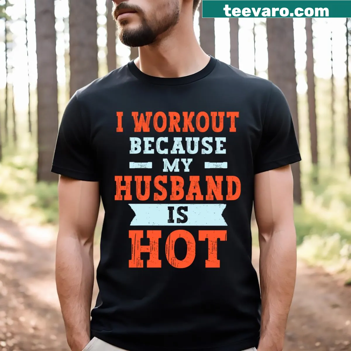 Witty fitness phrase on a humorous gym T-shirt. — on a men's t-shirt
