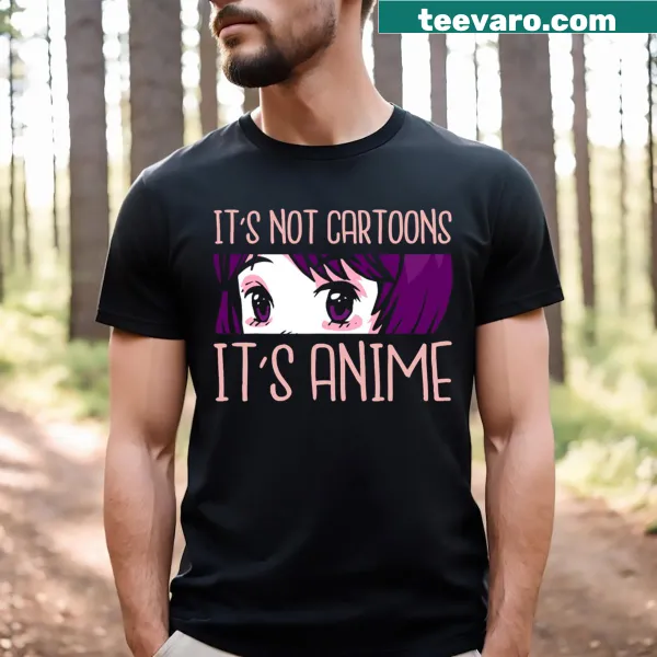 Anime-themed T-shirt with playful graphic for fans