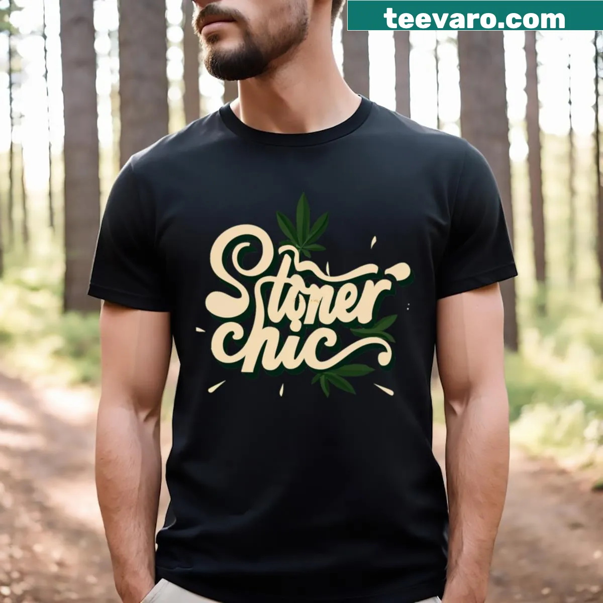 Colorful psychedelic T-shirt featuring whimsical designs inspired by Our Lady Peace — on a men's t-shirt