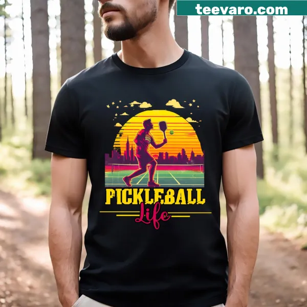 Funny T-shirt for pickleball fans with a humorous graphic