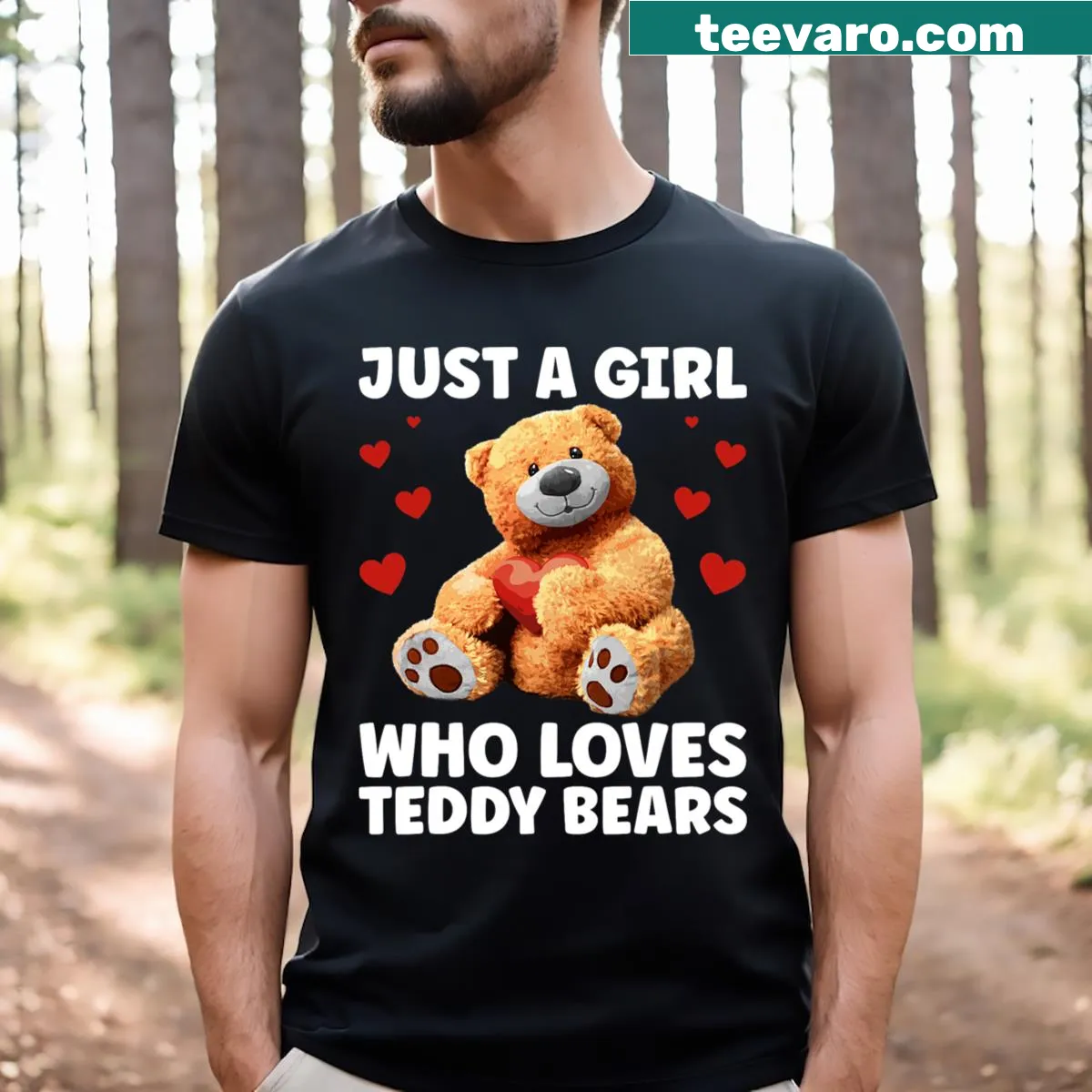 Thanksgiving T-shirt for teachers with turkey illustration and quote. — on a men's t-shirt