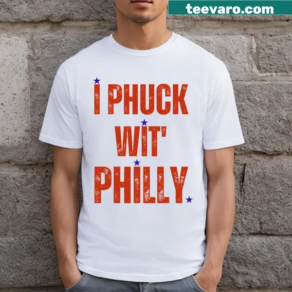 Bold t-shirt featuring the phrase about Philadelphia pride