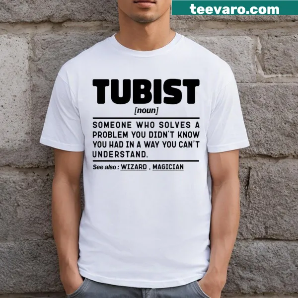 Funny T-shirt with tubist definition graphic