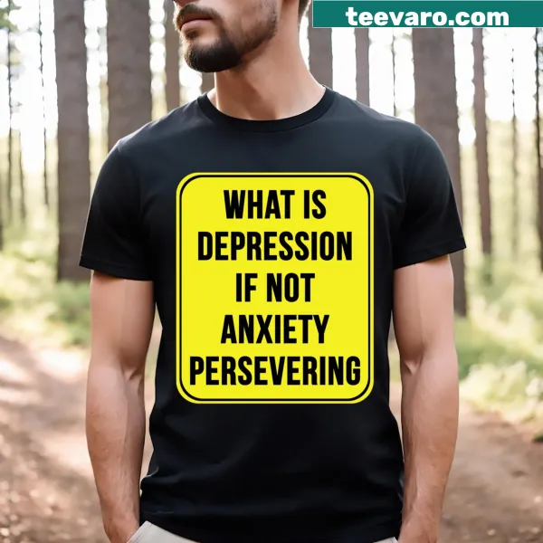 Thought-provoking typography about anxiety and perseverance