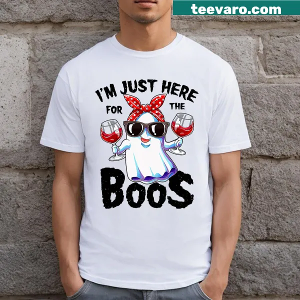 Cute Halloween t-shirt with a friendly ghost and pun