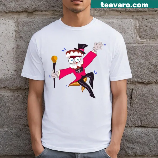 Illustrative T-shirt featuring the character Caine