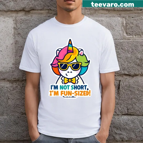 Kids T-shirt featuring a funny unicorn and humorous meme graphic