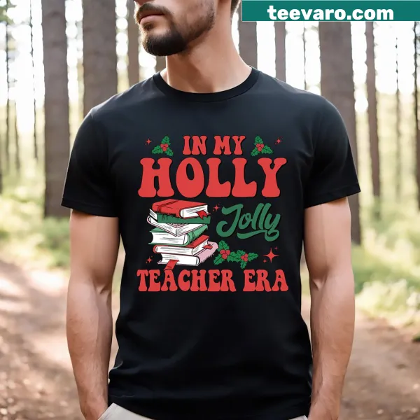 Christmas t-shirt for teachers with festive design