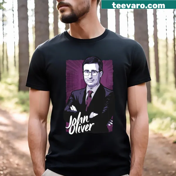 John Oliver themed T-shirt with clever design