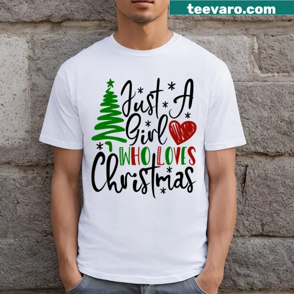 Holiday-themed t-shirt celebrating love for Christmas and family.