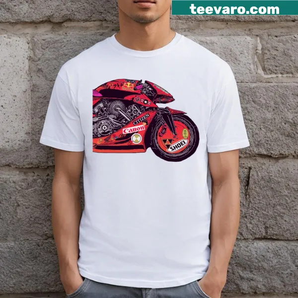 Akira Bike shirt with minimalist motorcycle graphic