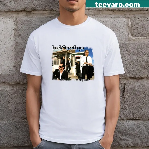 Typography t-shirt representing the B Boys Never Gone Album
