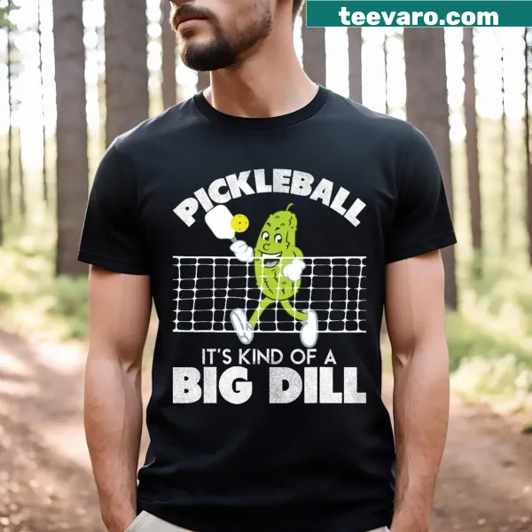 Funny pickleball-themed t-shirt with a pun