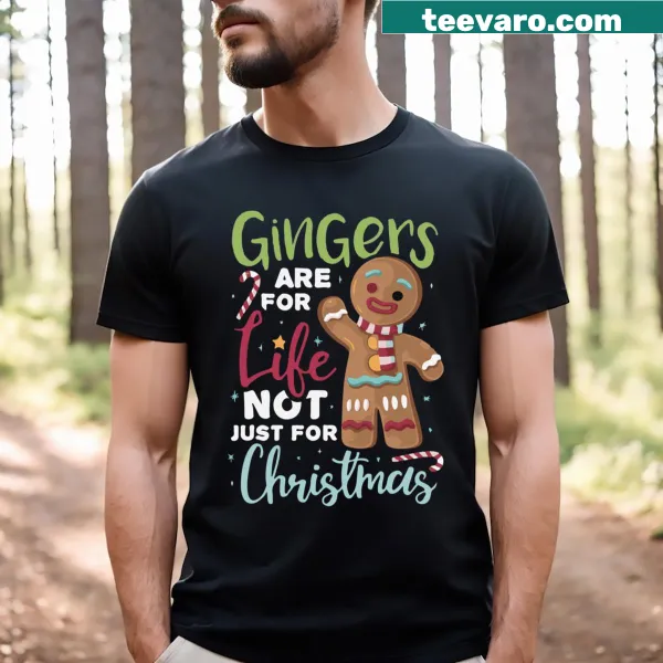 Humorous text about gingers on a casual t-shirt