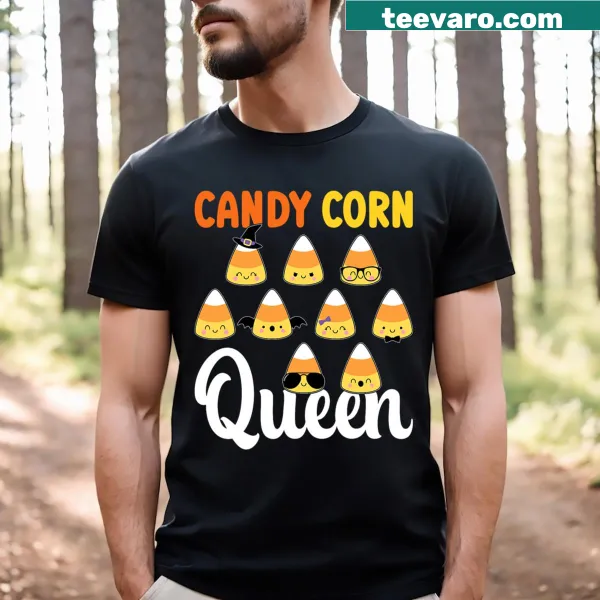 Cute candy corn Halloween t-shirt for girls
