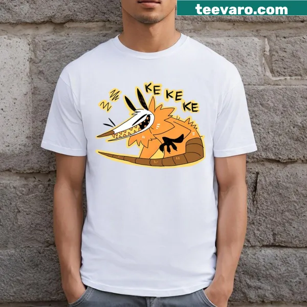 Cute Opossum T-shirt with smiling graphic design