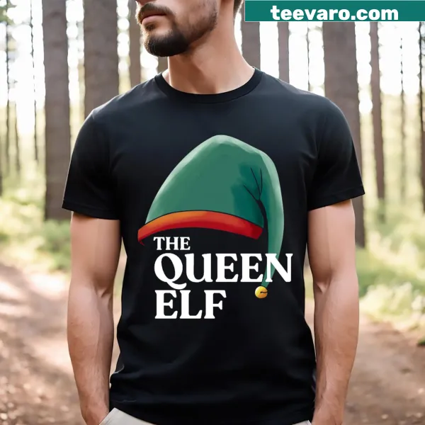 Fantasy-themed t-shirt featuring a queen elf design