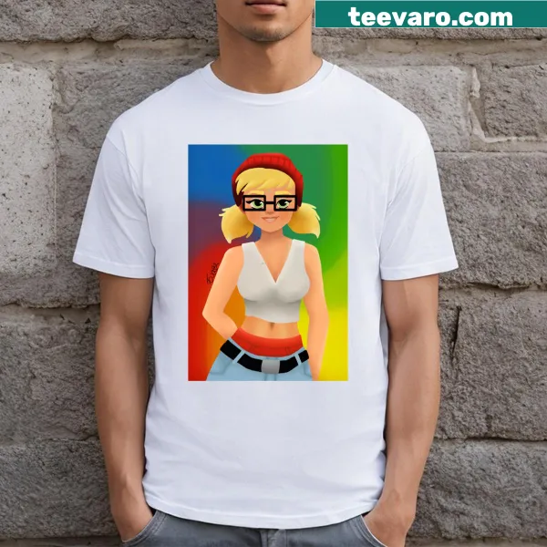T-shirt with a design inspired by Subway Surfers