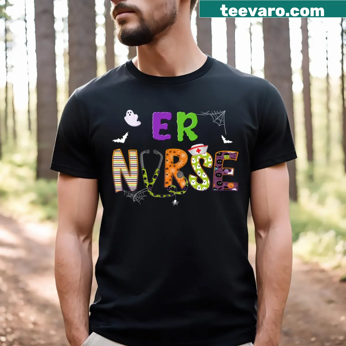 Playful Brand X graphic T-shirt with engaging text — on a men's t-shirt