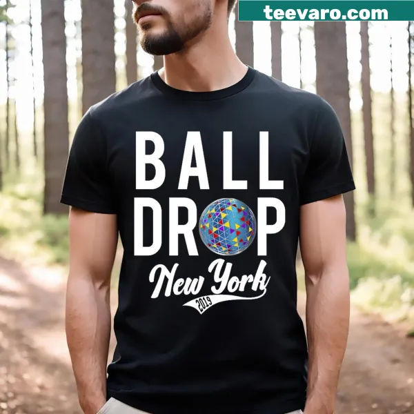 New York New Year Eve 2019 T-shirt with festive design