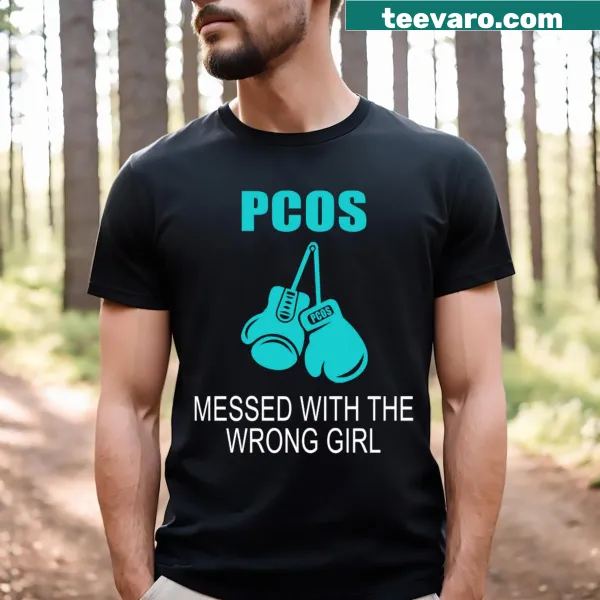 PCOS awareness t-shirt with an impactful message