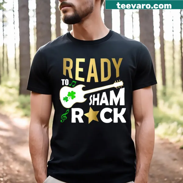 Playful St. Patrick's Day T-shirt with shamrock graphic