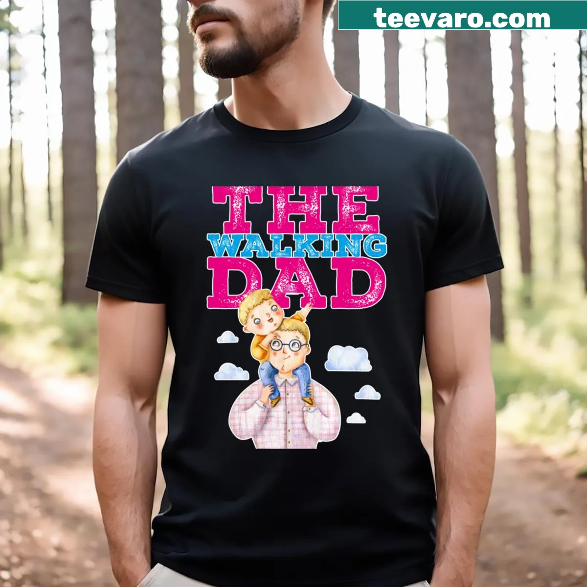 Funny quote tee for dads celebrating fatherhood humor — on a men's t-shirt
