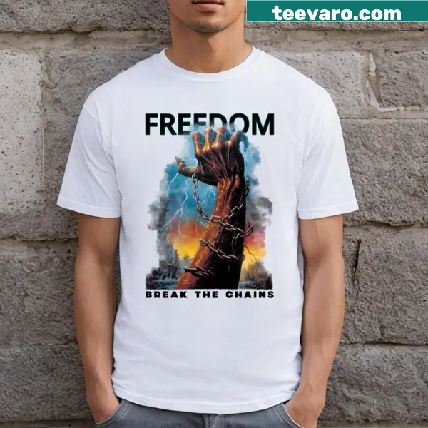Inspirational T-shirt with Break The Chains message